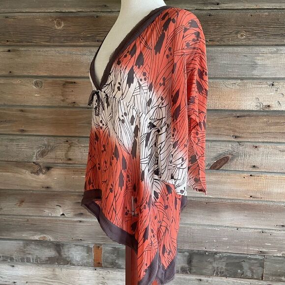 NWT Choice by Calvin Klein Silk Blouse Top Size L - Picture 4 of 8